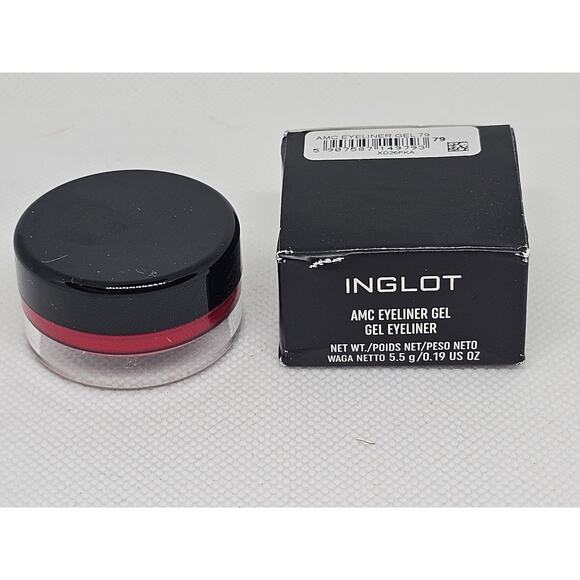 Inglot AMC Gel Eyeliner #79 Red 5.5g / 0.19oz - Long-Lasting Waterproof Formula - Picture 4 of 4